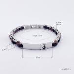 Stainless steel fashion trend jewelry men's titanium steel bracelet
