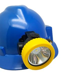 China 2.8Ah Underground Cordless Cap Lamp Rechargeable Safety For Miners 5000lux 3.7V on sale