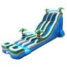 Buy cheap Commercial 18ft Dry Slide Inflatable Water Slide Wet For Rent Party Slip Red Yellow from wholesalers