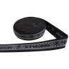 Buy cheap Black 2.5cm Anti Slip Webbing Fitness Silicone Elastic Gripper Tape from wholesalers