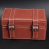 Buy cheap Luxury Waterproof Velvet Double Watch Box Brown Rectangle Durable For Men'S Watches from wholesalers