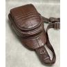 Buy cheap Exotic Crocodile Skin Men's Chest Bag Authentic Genuine Alligator Leather Male Messenger Bag Crossbody Shoulder Bag from wholesalers