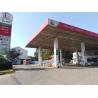 Buy cheap Q345 Fuel Pump Canopy 100m Service Station Canopy Rectangle 300m from wholesalers