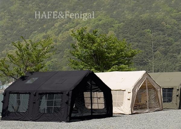 Army Green Air Inflatable Camping Tent 13.6 Outdoor Free Construction One Room