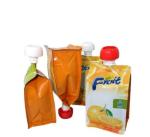Stand Up Food Grade Aluminum Foil Plastic Spout Bag for Juice