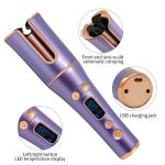 Auto Shut Off PTC USB Hair Curler Anti Scald Cordless Automatic Curling Iron