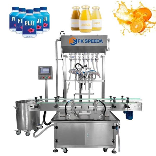 Buy cheap 6 Heads Linear Plastic Glass Bottle Carbonated Drink Liquid Filling Machine Line 50 Hz from wholesalers