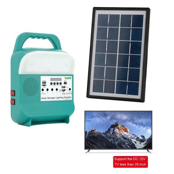 Buy cheap 12V Portable Home Solar Lighting System Energy USB Charging For Indoor from wholesalers