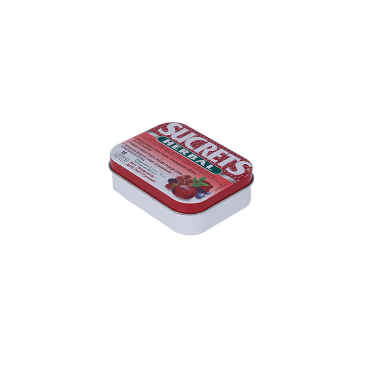 Embossed Mint Tin Box PMS Printed Metal Tin Containers Small Tins with Lids