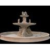 Buy cheap OEM Water Fountain Pool With Lion 300cm Stone Carving Sculpture from wholesalers