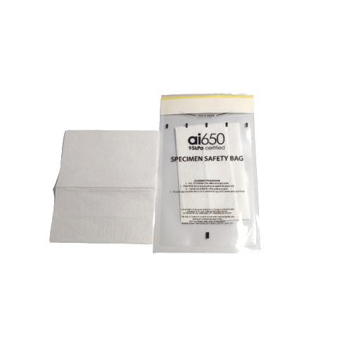 Buy cheap Triple Medical Un3373 Transparent 95Kpa Specimen Collection Bag With Pouch from wholesalers