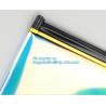 Buy cheap Nylon k slider pvc toiletry bag vinyl beachwear cosmetic bag, towel slider cosmetic bag, packing PVC bag with slid from wholesalers
