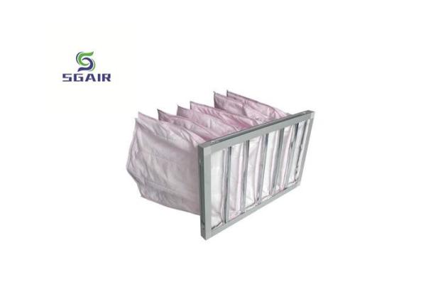 Buy cheap ​F5 45% Hepa Bag Air Filter Commercial with Large Dust Holding Capacity from wholesalers