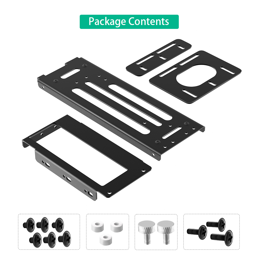 Screw Fixed Graphics Card Holder PCI-E Extension Cable 16x Vertical Installation Stand Adapter