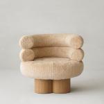 Fabric Leisure Chair Family Leisure Special Shaped Single Sofa Love Seat