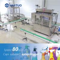 Buy cheap Automatic Trigger Spray Bottle Filling Capping Machine For Home Care Products product
