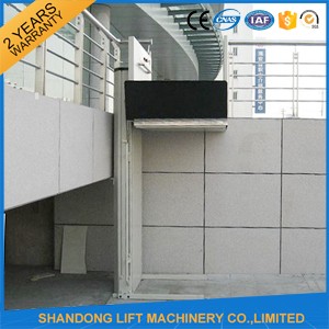 Outdoor Wheelchair Lift Electric Disabled Lift for Elder with 6m 250kgs