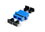 SC SM Duplex Fiber Optic Adapter with Flange or Without Flange Blue