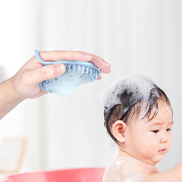 Buy cheap Waterproof Baby Silicone Products Bath Body Brush Antibacterial Heat Resistant from wholesalers