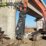 Excavator Attachment Hydraulic Concrete Pulverizer Shear for Demolition Sites