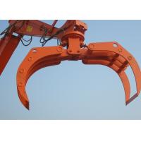 Buy cheap High Efficiency Rotating Excavator Bucket Tractor Grapple Attachment product