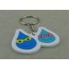 Buy cheap Small Blue Promotional Customized Keychains For Give Away Gifts from wholesalers