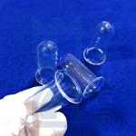 High temperature and high purity silica quartz glass tube quartz with flange