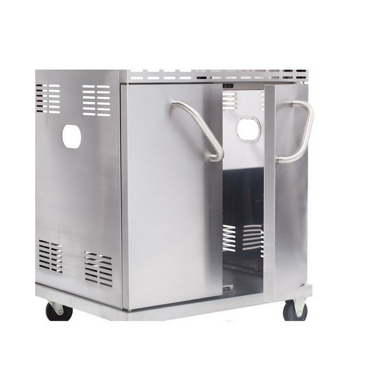 Custom Stainless Steel 4 Burner Outdoor BBQ Grill GAS AND Charcoal Grill for Outdoor