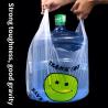 Buy cheap Customizable PE Shopping Bag T Shirt Grocery Bags With Cheerful Smiley Face Design from wholesalers