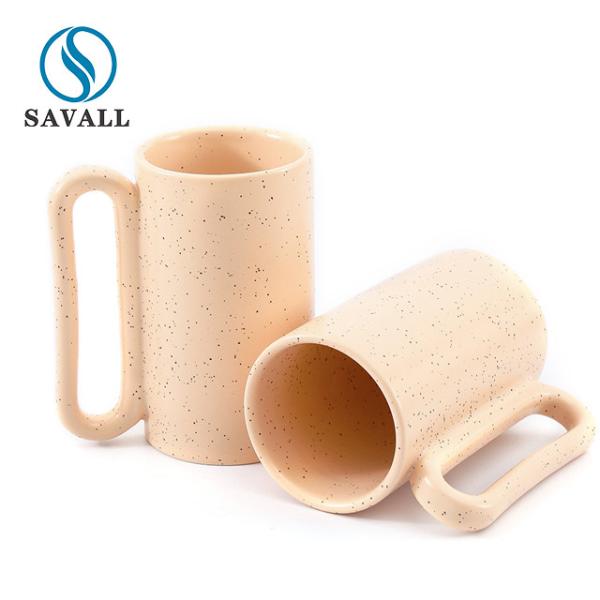Buy cheap Savall Tropical Ceramic Cup With Long Handle Vintage Spray from wholesalers