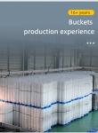 20L Transparent Plastic Paint Bucket Strong and Sturdy for Fertilizer Packaging