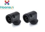 Customized Color Nylon Cable Gland Right Angle Fittings Union Connector