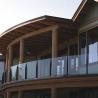 Buy cheap 12mm Frameless Tempered Glass Railing Aluminium Glass Balcony Railing High Strength Decking Glass Handrail Frameless Glass Balustrade For Stairs from wholesalers