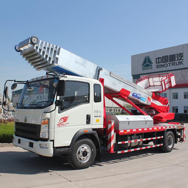 Euro 2 Double Cabin Aerial Work Platform Truck 8-20m Work Height 160hp