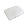 Buy cheap 4 SC Port Fiber Optic Termination Box FTTH Fat Box Splicing Plastic White from wholesalers