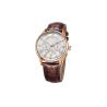 Buy cheap Genuine Leather Quartz Stainless Steel Watch 5ATM Waterproof 43mm Case Size from wholesalers