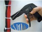 Nylon cable tie gun