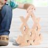 Buy cheap 16pcs V Shape Natural Large Wooden 3D Building Blocks Toys Baby Unpaint Wooden Montessori Educational Stacking Blocks To from wholesalers