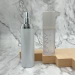 ABS Empty Skincare 50ml Airless Bottle Round / Straight Shoulder Metallized