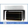 Buy cheap Luxury Nice Black Jewelry Showcase Display , Jewelry Shop Counters from wholesalers