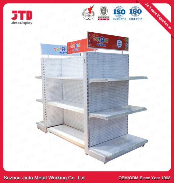 Buy cheap 3 Tiers Retail Gondola Shelving from wholesalers