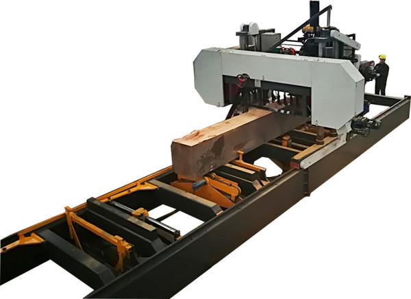 Hydraulic timber cutting automatic wood band sawmill machine, big Industrial