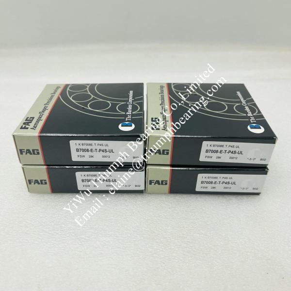 Buy cheap FAG Spindle bearings , Angular Contact Ball Bearing Single Row B7008-E-T-P4S-UL from wholesalers