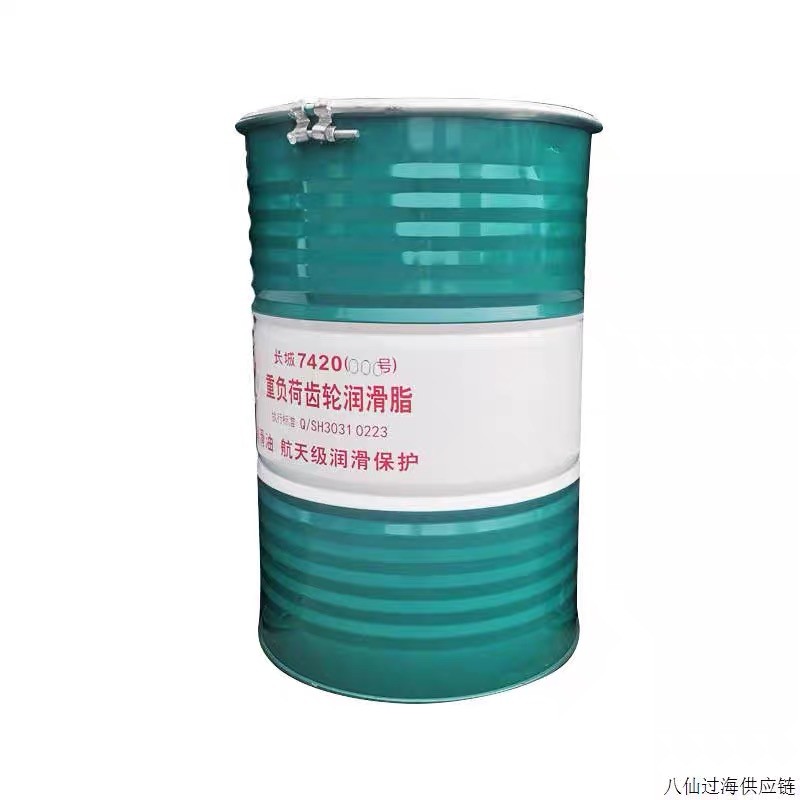Sinopec -30℃-120℃ 7420 Heavy Duty Open Gear Grease 200L Bearing Lubricant