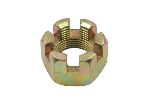 Buy cheap Yellow Zinc Plated M16-M36 Grade 8 Hex Nuts with Slots from wholesalers