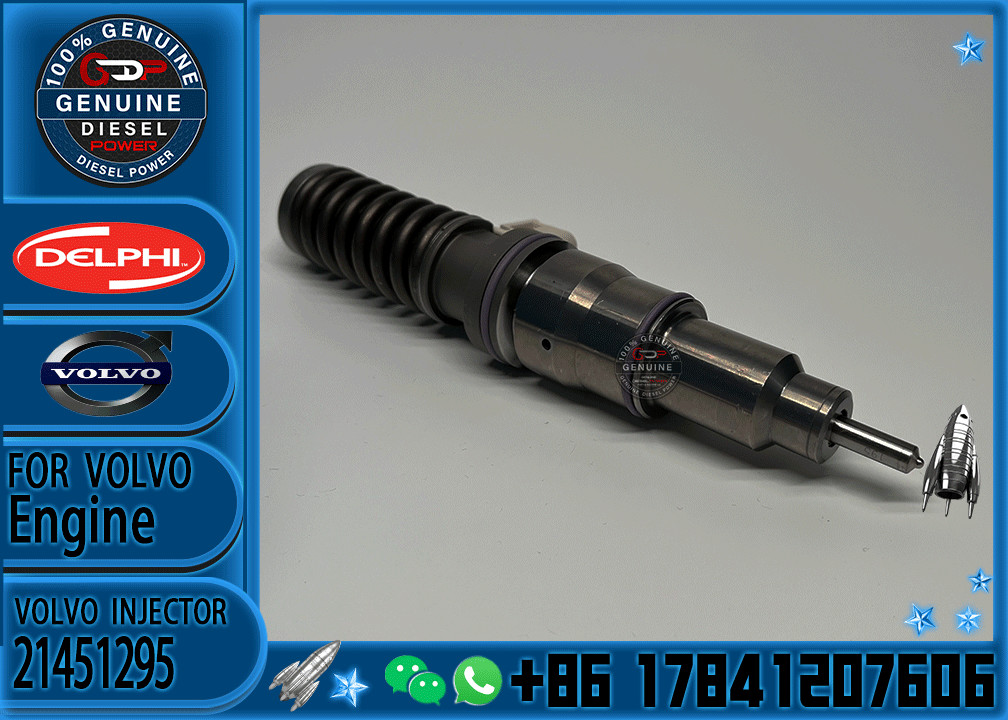 4 Pin Injector Diesel Fuel Injector 85013152 21451295 85003656 BEBE4F09001 For D16 Mack MD13 US07 Engine