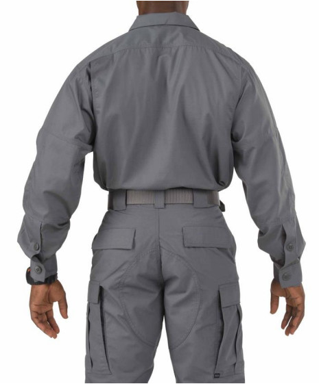260G Flame Retardant Work Clothes 100% Cotton Twill 2/1 Men Long Sleeve Shirt