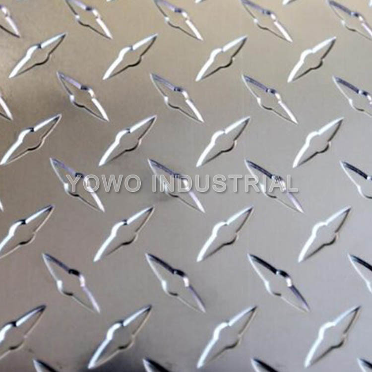 Patterned 6.0mm 1250*2500mm Aluminum Embossed Sheets