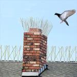 Spikes for birds animal stainless steel bird spikes window sills