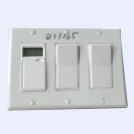 Kids Protection Prefab 1 Gang Wall Switch With Socket Plug 14AWG Wire Fix